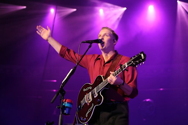 George Ezra performs on stage at Royal Albert Hall on September 24, 2019 in London, England.  