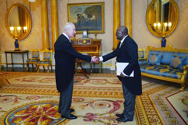 King Charles III and Epimeni Bapfinda