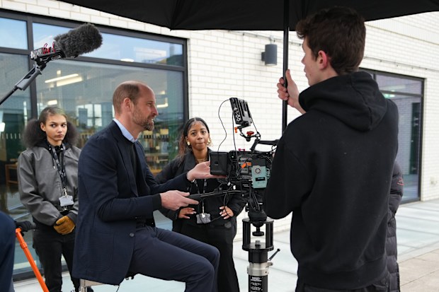 Prince William at the London Screen Academy 