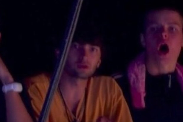 Dakota Johnson, Apple Martin & Moses Martin spotted at Coldplay Glastonbury