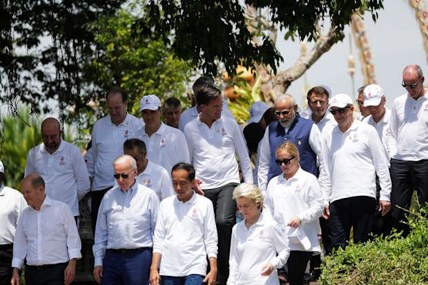 World leaders are in Bali for the G20 Summit.