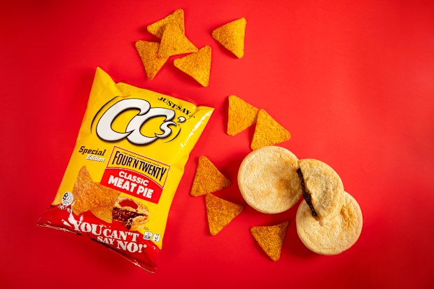 CC's meat pie flavoured corn chips