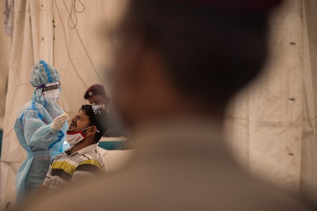 The country's death toll also continues to break records, with 2,812 deaths reported today, marking the tenth day in a row of rising figures.