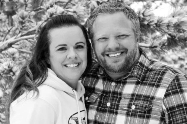 Angela Craig pictured with her husband James, who has been found guilty of killing her with poison.