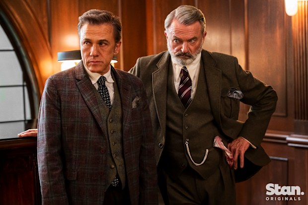 Christoph Waltz, Sam Neill, The Portable Door