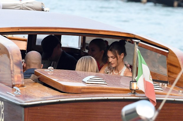Leonardo di Caprio and Vittoria Ceretti 