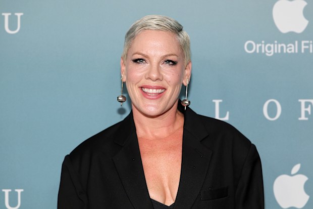Pink makes a rare red carpet appearance in New York at the All of You ...