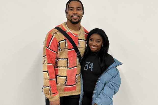 Simone Biles and her husband Jonathan Owens
