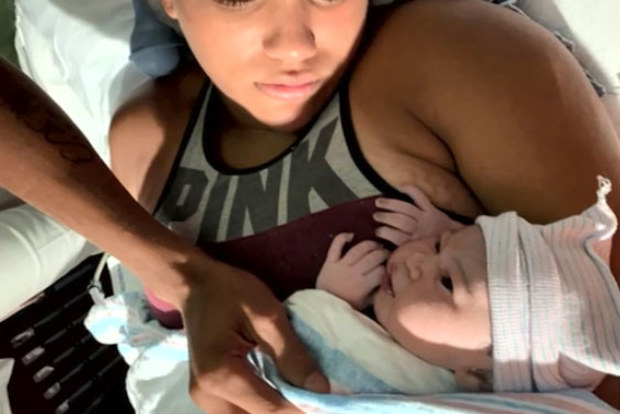 Florida mother has epidural stuck in her back days after giving birth