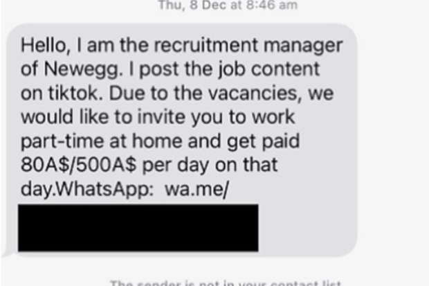 Jobseekers are being urged to watch out for scammers, with new Scamwatch figures revealing Australians lost over $8.7 million to recruitment scams in 2022.