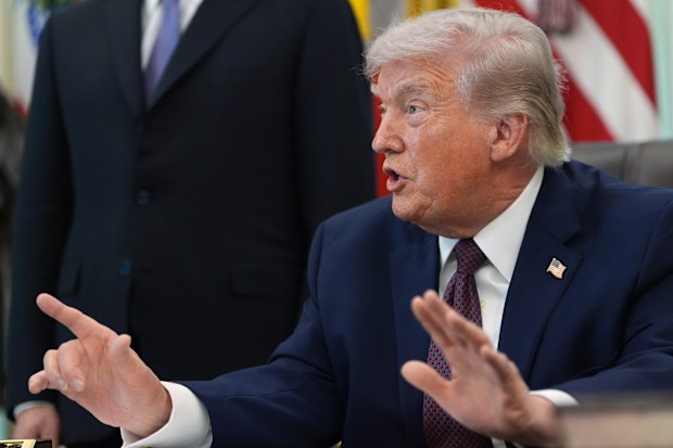 US President Donald Trump 