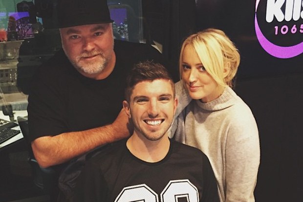 Brooklyn Ross, Kyle Sandilands and Jackie 'O' Henderson