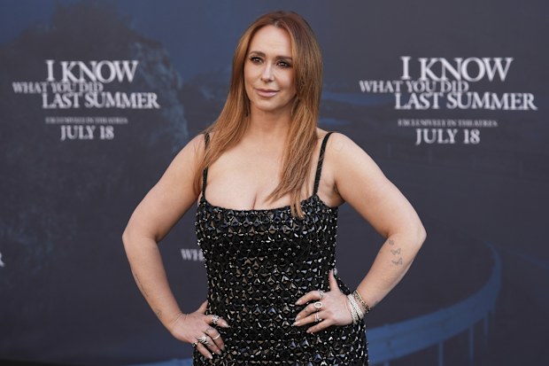 Jennifer Love Hewitt at the premiere of I Know What You Did Last Summer at The United Theater on Broadway, Monday, July 14, 2025, in Los Angeles