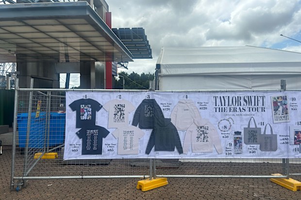 Taylor Swift merchandise Sydney
