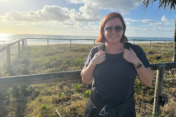 Shelly Horton wears the RukVest