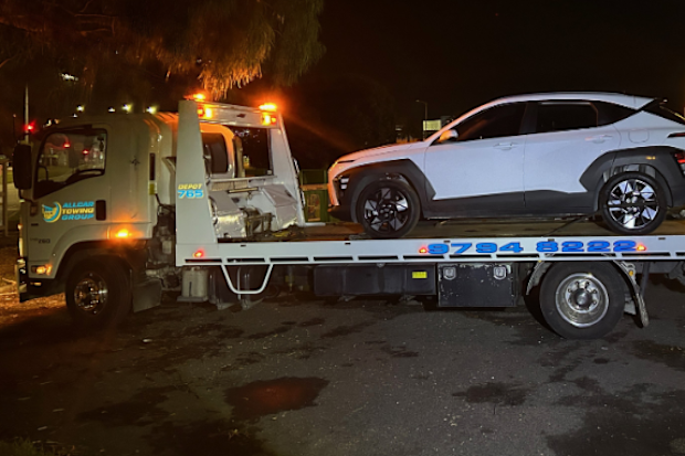 A drink driver has blown three times over the legal limit after she was allegedly spotted driving erratically at a McDonald's drive-through in Victoria