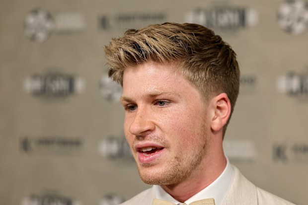 Robert Irwin is interviewed as he attends the Steve Irwin gala in May 2025