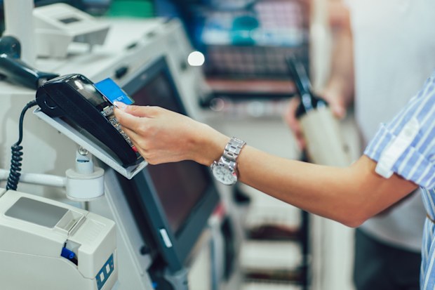 paying at self check out