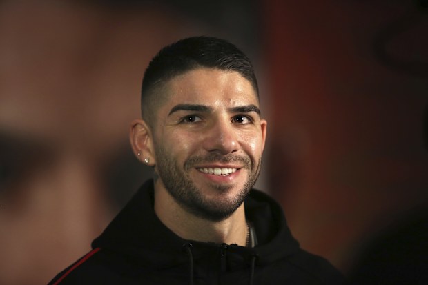 Boxer Michael Zerafa at a press conference.