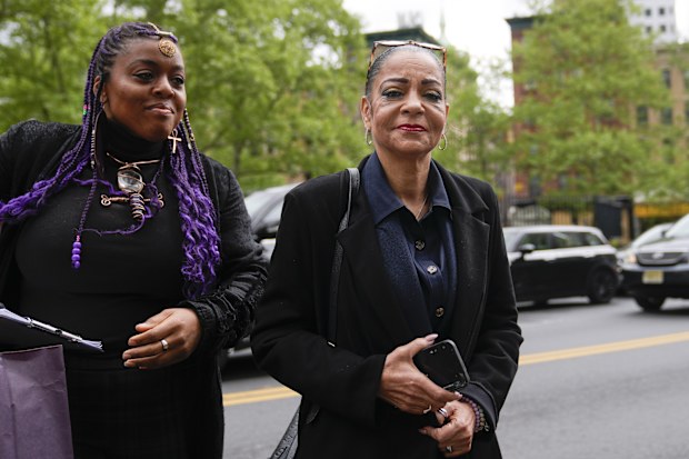 Kathryn Townsend Griffin, daughter of singer and songwriter Ed Townsend, arrives to New York Federal Court as proceedings continue in a copyright infringement trial against singer Ed Sheeran, Thursday, May 4, 2023, in New York.