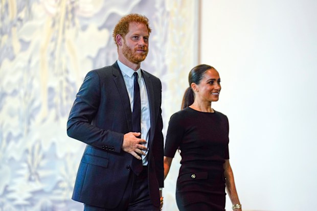 Prince Harry and Meghan Markle, the Duke and Duchess of Sussex, at the U.N. General Assembly for its annual celebration of Nelson Mandela International Day.