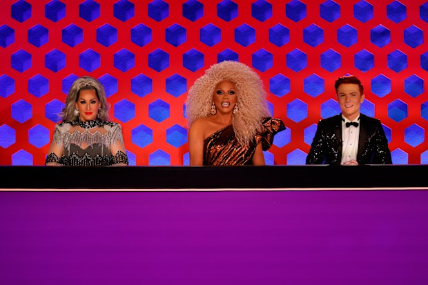 Michelle Visage, RuPaul, Rhys Nicholson