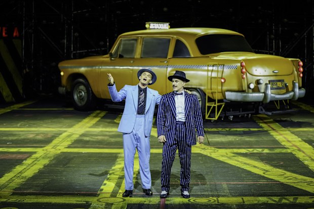 Cody Simpson in the musical Guys & Dolls