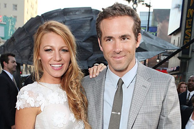 Blake Lively and Ryan Reynolds.