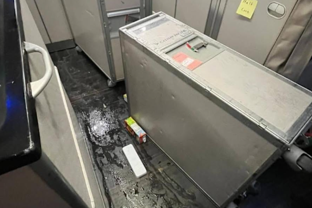 Ten people have been injured after severe turbulence hit a plane flying to Brisbane from Hong Kong on Sunday.