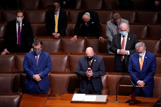 Joint session of Congress over certification of Electoral College votes