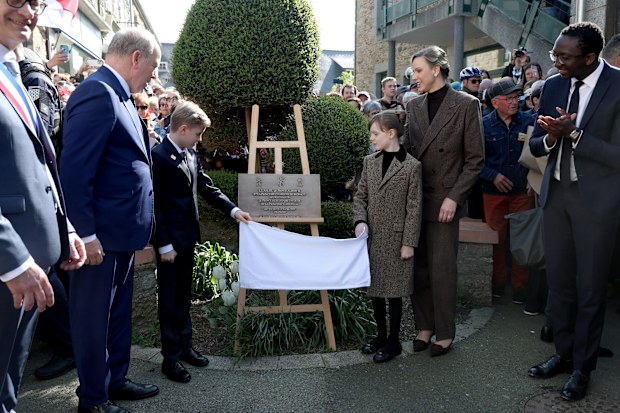 Prince Albert II of Monaco, Prince Jacques of Monaco, Princess Gabriella of Monaco and Princess Charlene of Monaco 