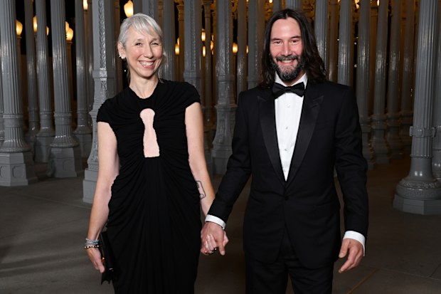Alexandra Grant and Keanu Reeves