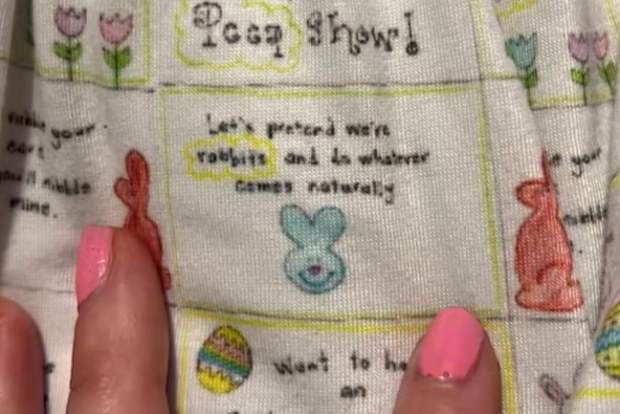 child easter dress with creepy messages removed from sale