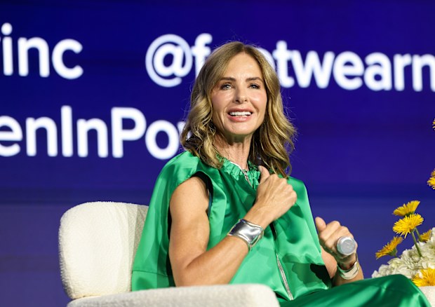 Trinny Woodall at the Women in Power Forum held at the Glasshouse on September 08, 2025 in New York, New York. 
