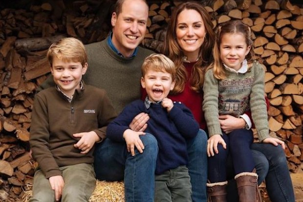 The Cambridge's Christmas card