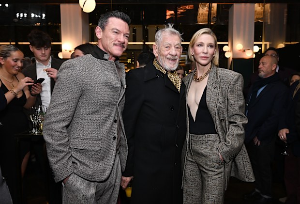 Luke Evans, Ian McKellen and Cate Blanchett