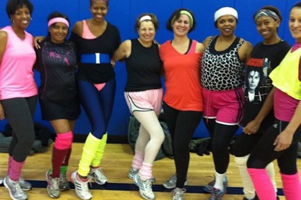 Michelle Obama and friends in a throwback Instagram photo