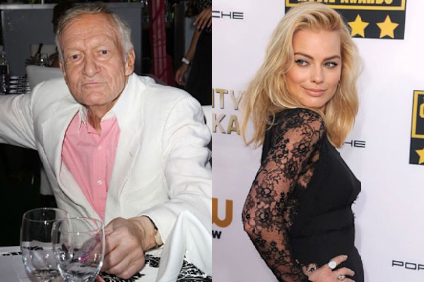 Margot Robbie, Hugh Hefner