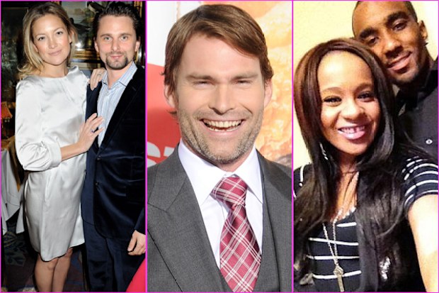 Seann William Scott engaged, Bobbi Kristina Brown isn't, and Kate Hudson not married yet