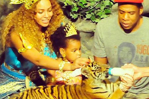 Beyonce, Jay-Z and Blue Ivy