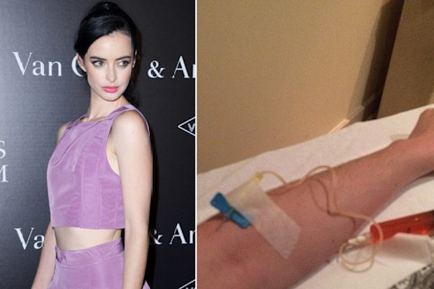 Breaking Bad's Krysten Ritter sparks outrage with intravenous vitamin drip photo