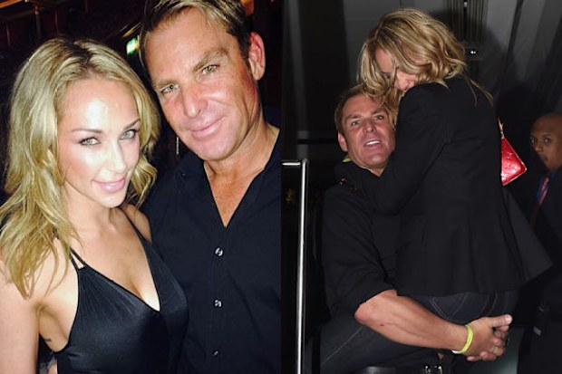 Shane Warne Emily Scott