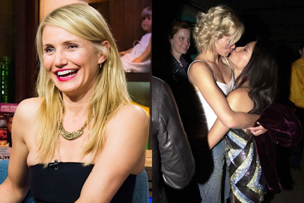 Watch: Cameron Diaz admits she's been with a woman