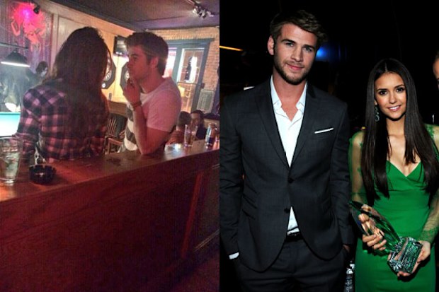 Liam Hemsworth spotted kissing <i>Vampire Diaries</i> star Nina Dobrev