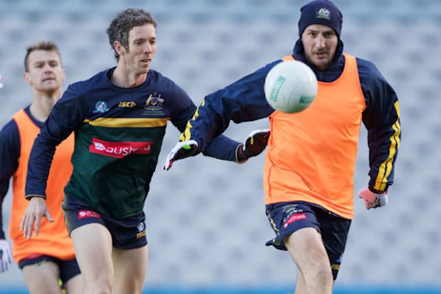 Robert Murphy and Tadgh Kennelly. (Getty)