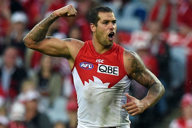 Lance Franklin. (AAP)