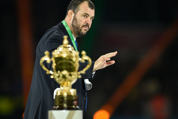 Wallabies coach Michael Cheika. (AFP)