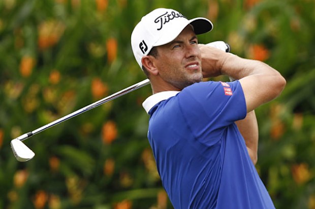Adam Scott. (AAP)