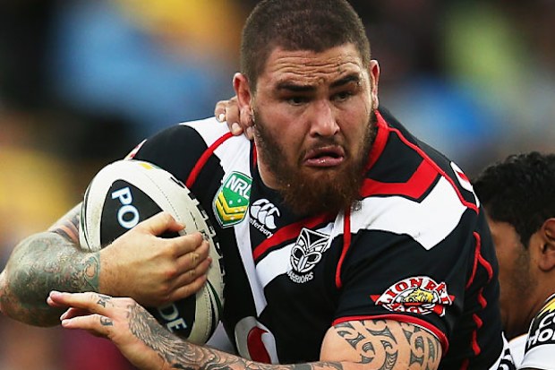 Russell Packer in action for the Wariors. (Getty)