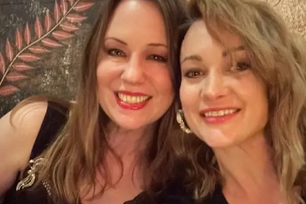 Abbey Jane with a friend.